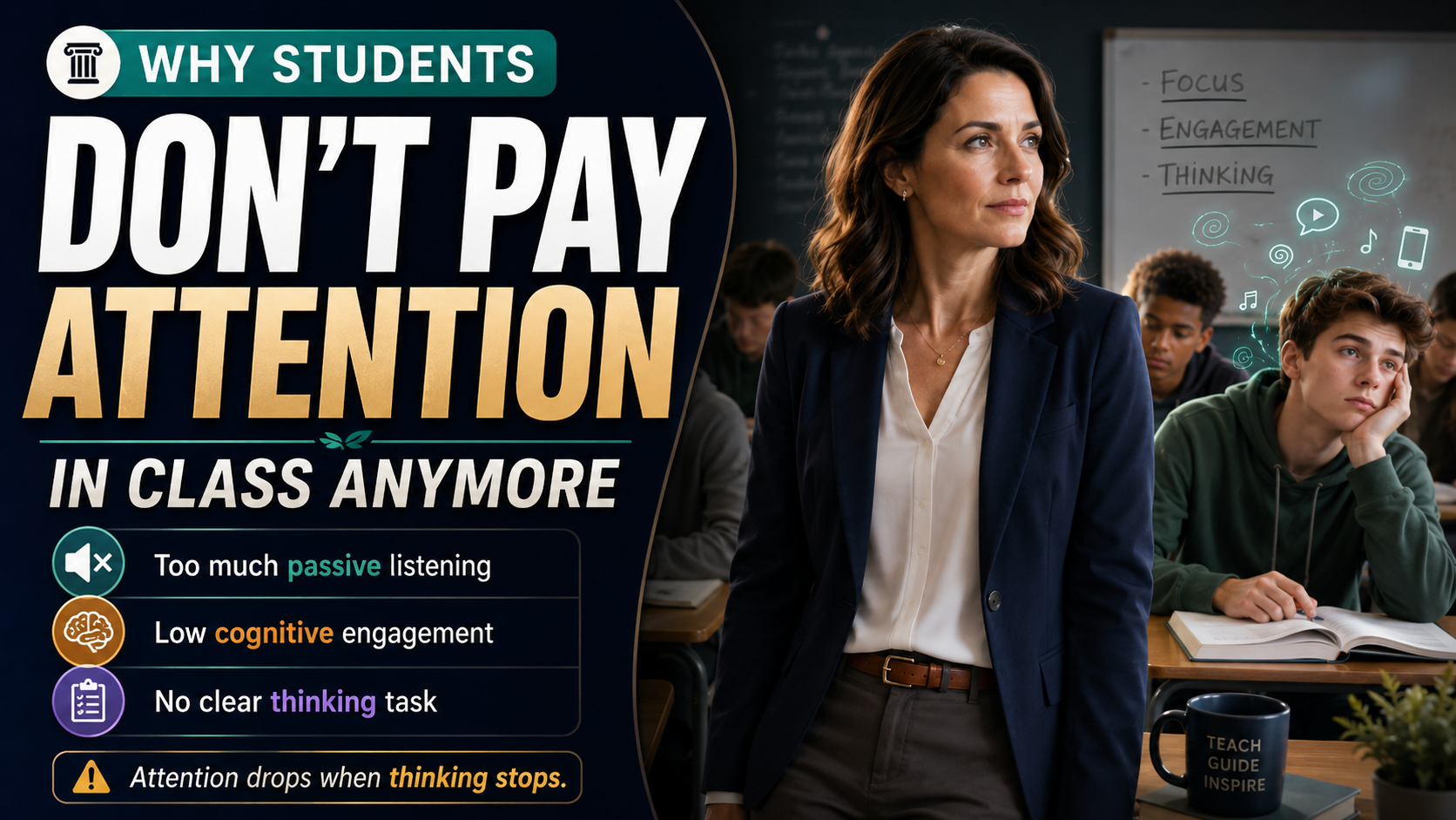 Why Students Don't Pay Attention in Class Anymore